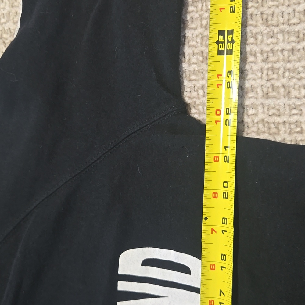 Black Deutschland Track Jacket with Striped Sleeves Women's Size Large - Picture 7 of 9